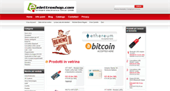 Desktop Screenshot of elettroshop.com